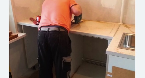 Сборка кухонного гарнитура. Коломна